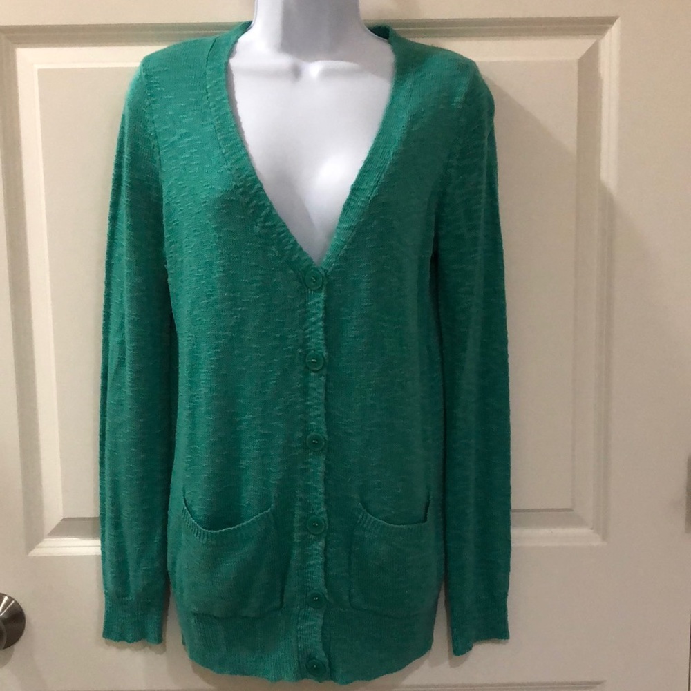 Green Cardigan